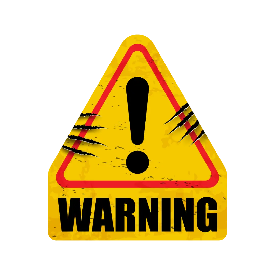 Warning Sticker